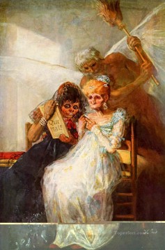 Time of the Old Women Francisco de Goya Oil Paintings